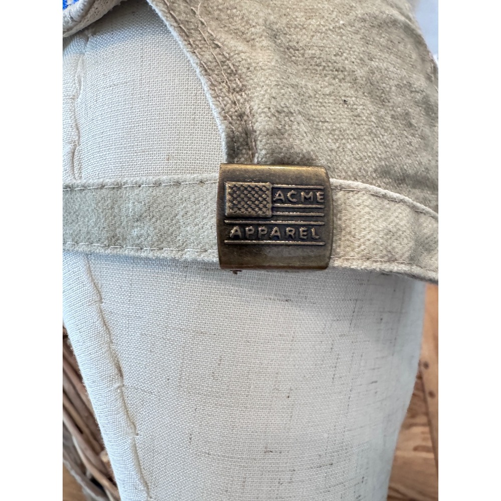 Vintage Fosters Beer Hat Acme Apparel Tan Blue Kickin Aus Strapback Cap Mens - Picture 5 of 7